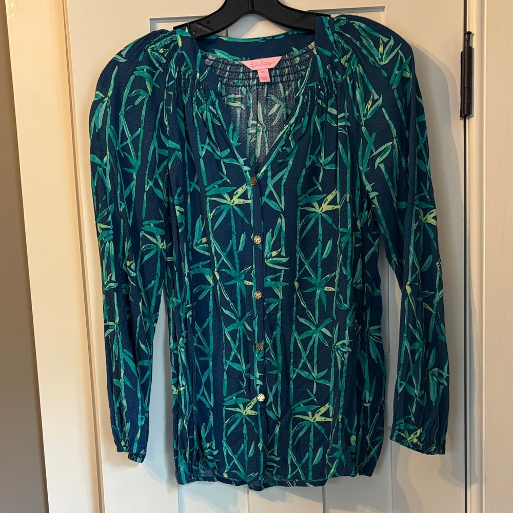 Lilly Pulitzer Elsa Blouse - Size XS